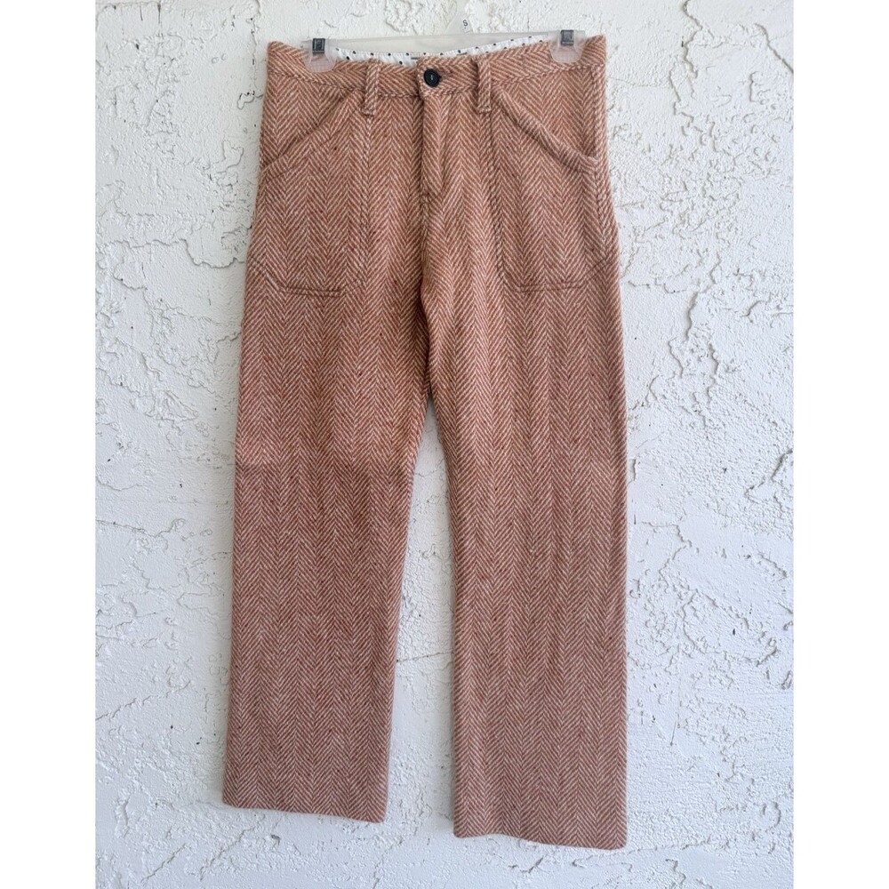 MASSIMO ALBA Italy 100% Wool Tweed Trouser Pants 28x27 Women IT 38 US 2